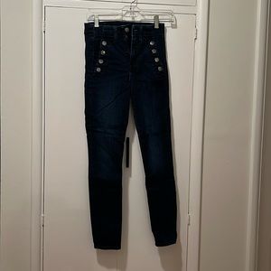 Very cute dark denim sailor pants from Gap